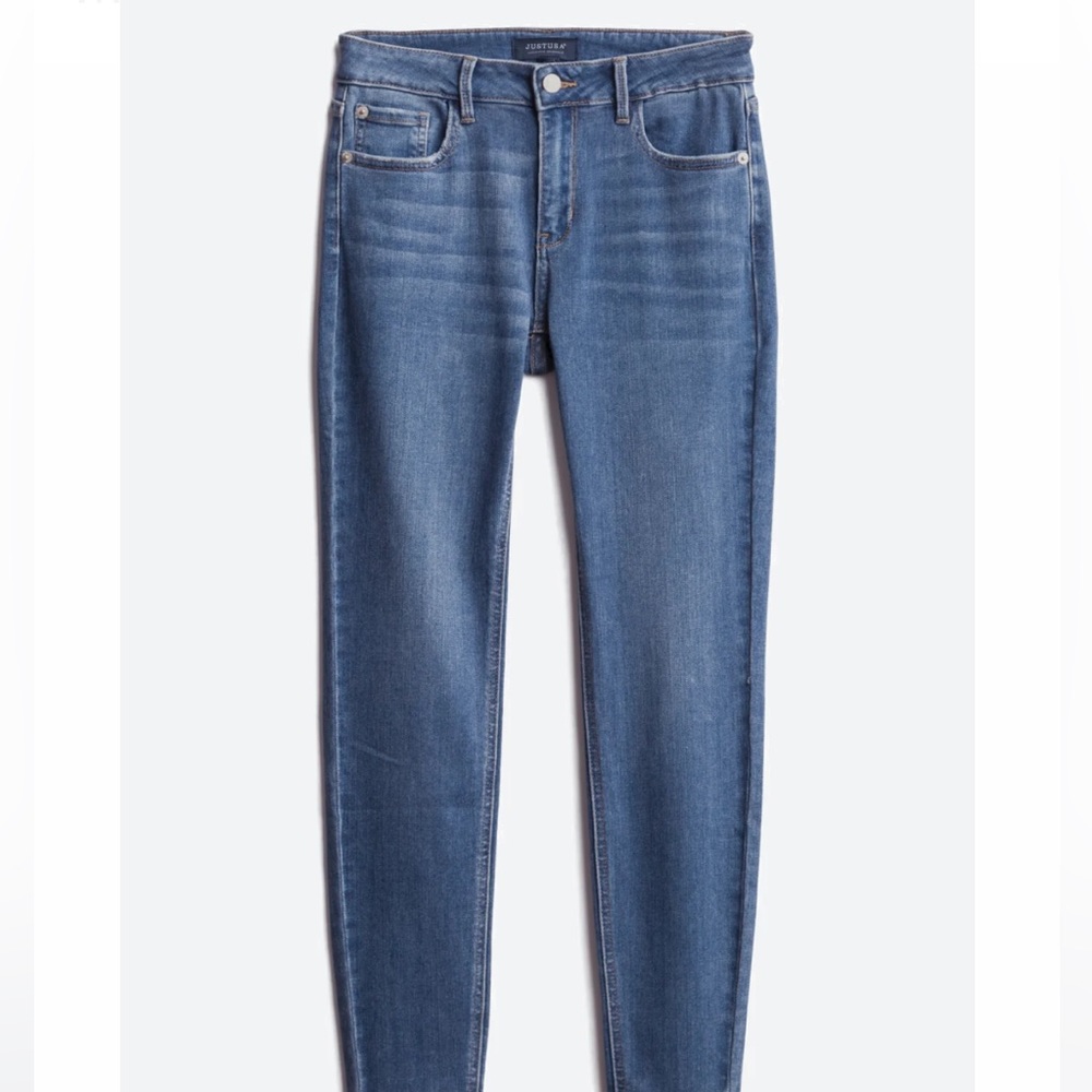 Just USA Marian Low Rise Skinny Jeans — Indigo Medium Wash — Size 28 — BRAND NEW